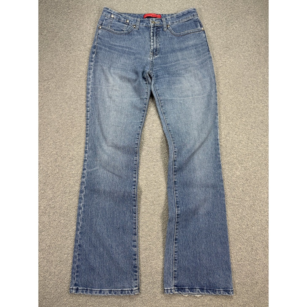 Y2K Cosmopolitan Bootcut Jeans Women's 8 Blue Denim Medium Wash Mid Rise Classic